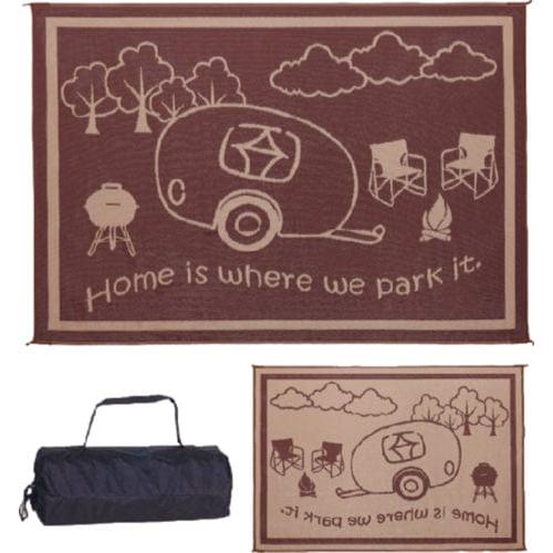 Ming's Mark Qualifies for Free Shipping Ming's Mark Reversible RV Home Mat 8' x 18' Brown/Beige #RH8187