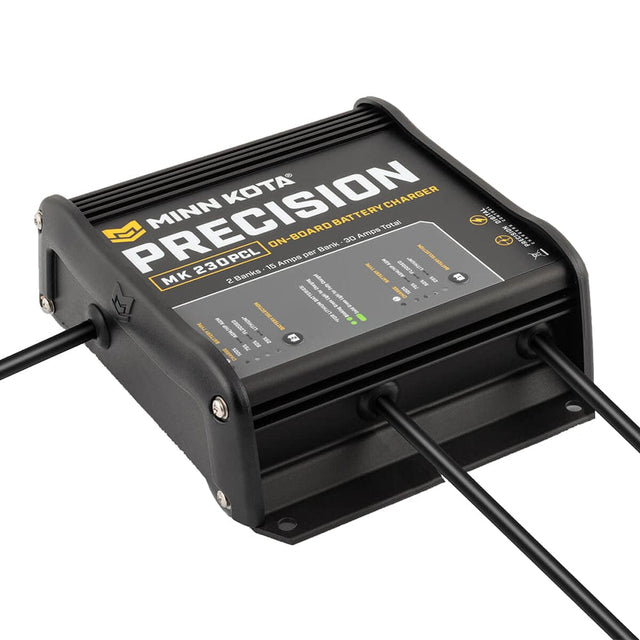 Minn Kota Qualifies for Free Shipping Minn Kota MK-230 PCL On-Board Charger 2-Bank 15a LI Optimized #1832304