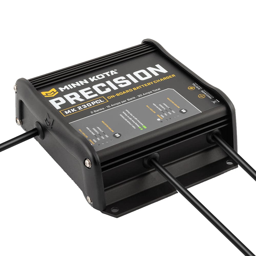 Minn Kota Qualifies for Free Shipping Minn Kota MK-230 PCL On-Board Charger 2-Bank 15a LI Optimized #1832304