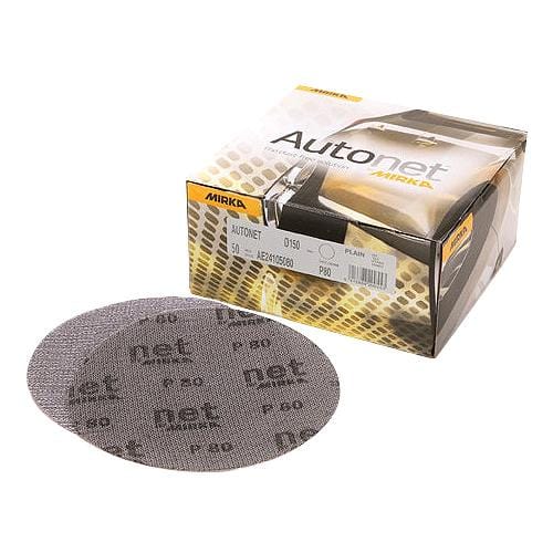 Mirka Abrasives Qualifies for Free Shipping Mirka Abrasives Autonet 6" Disc 180g 50-pk #AE24105018