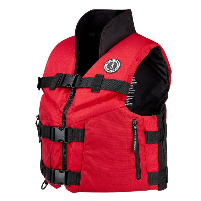 Mustang Survival Not Qualified for Free Shipping Mustang Accel 100 Foam Fishing Vest M Red-Black #MV462602-123-M-216
