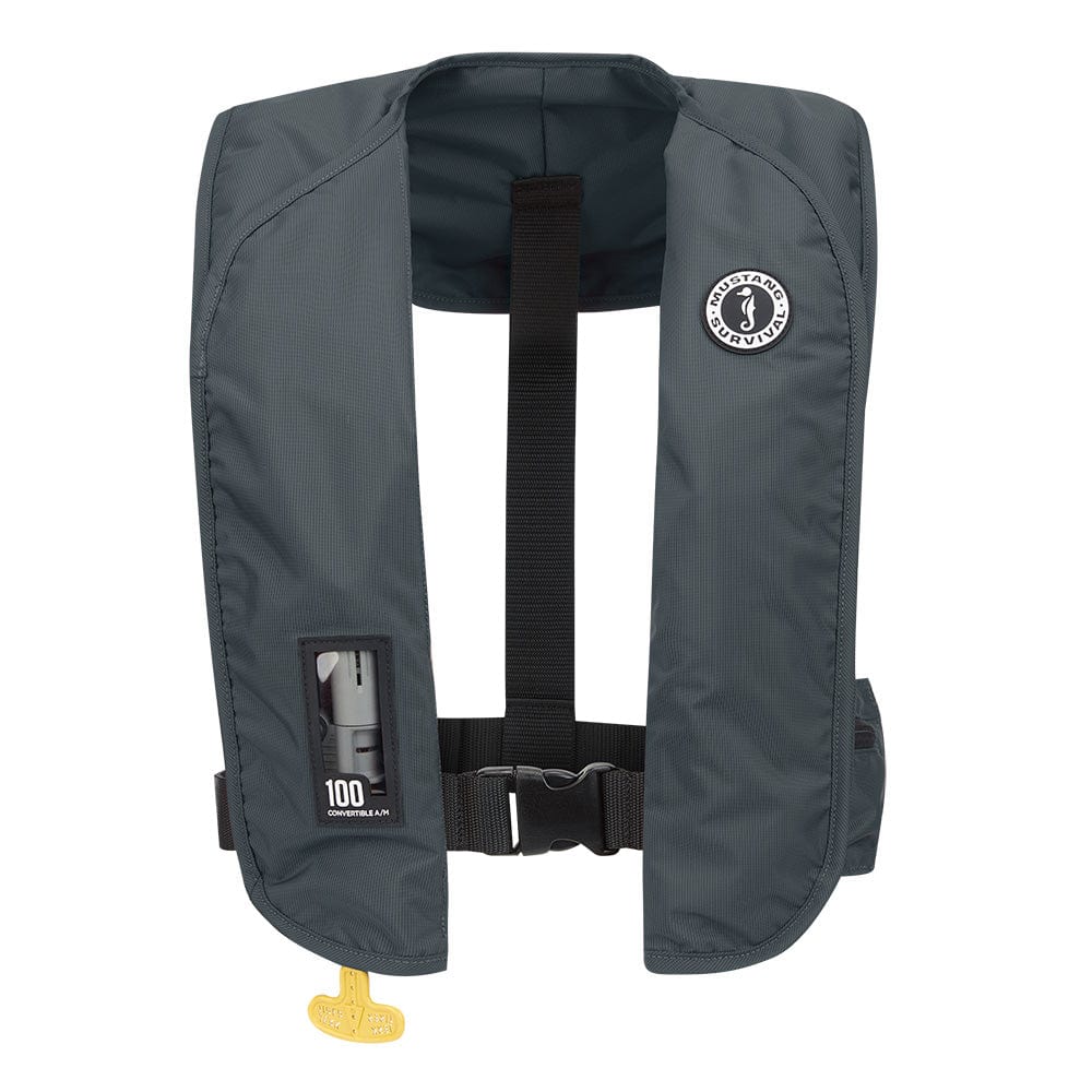 Mustang Survival Qualifies for Free Shipping Mustang MIT 100 Convertible Inflatable PFD Admiral Gray #MD2030-191-0-202