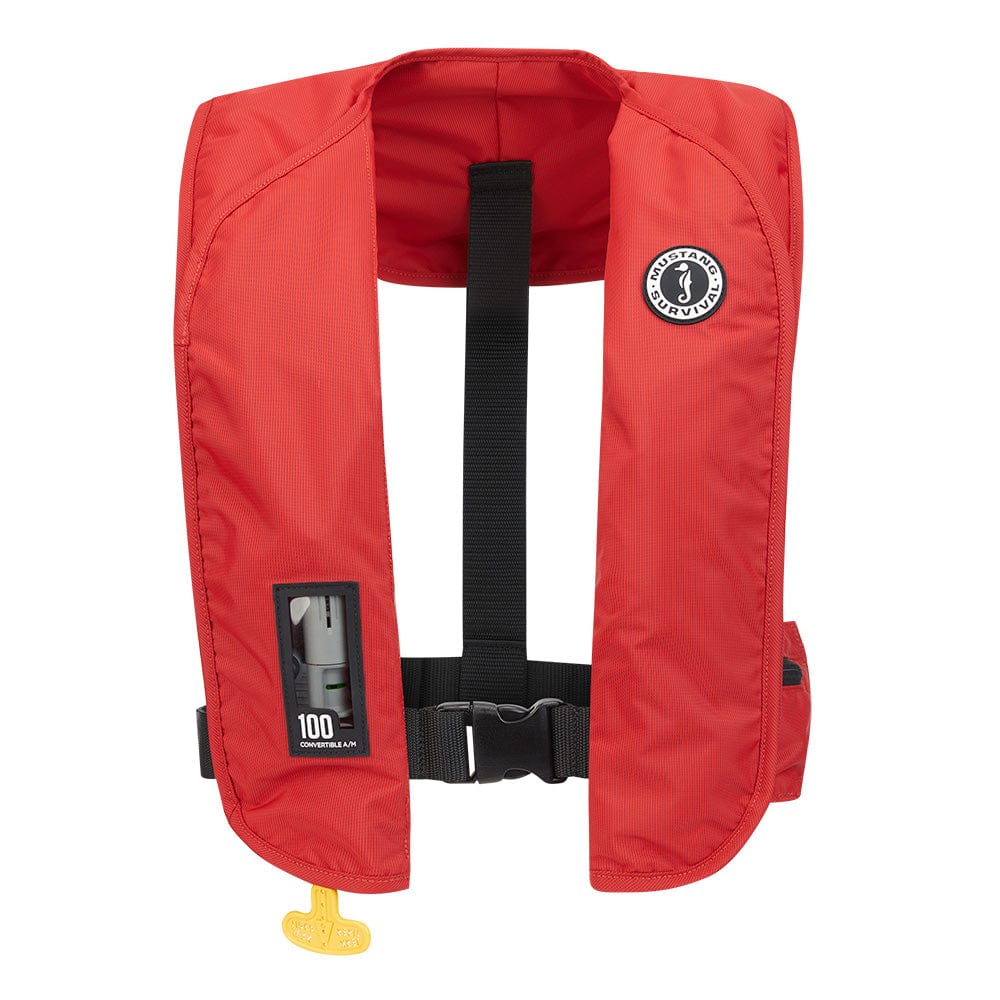 Mustang Survival Qualifies for Free Shipping Mustang MIT 100 Convertible Inflatable PFD Red #MD2030-4-0-202