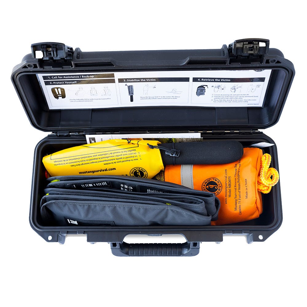 Mustang Survival Qualifies for Free Shipping Mustang Water Rescue Kit With Black Case #MRK110-13-0-102