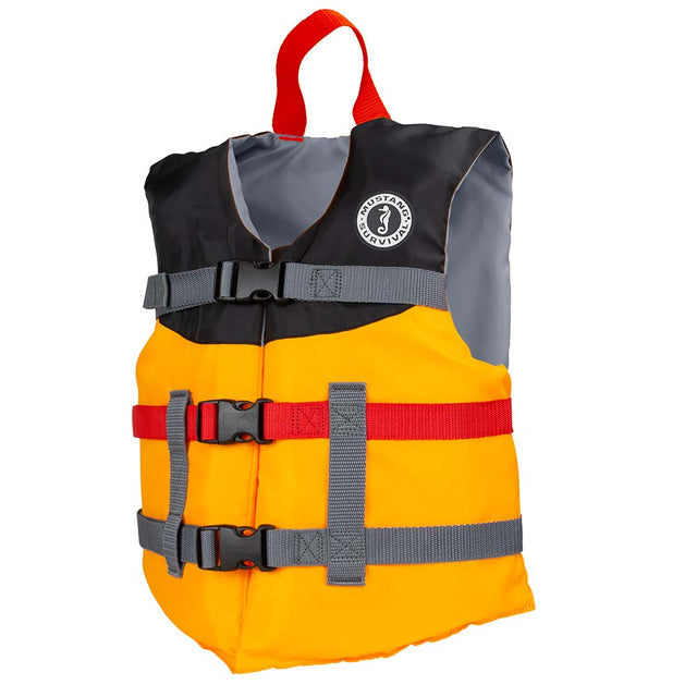 Mustang Survival Qualifies for Free Shipping Mustang Youth Livery Foam Vest Mango/Black #MV230002-203-0
