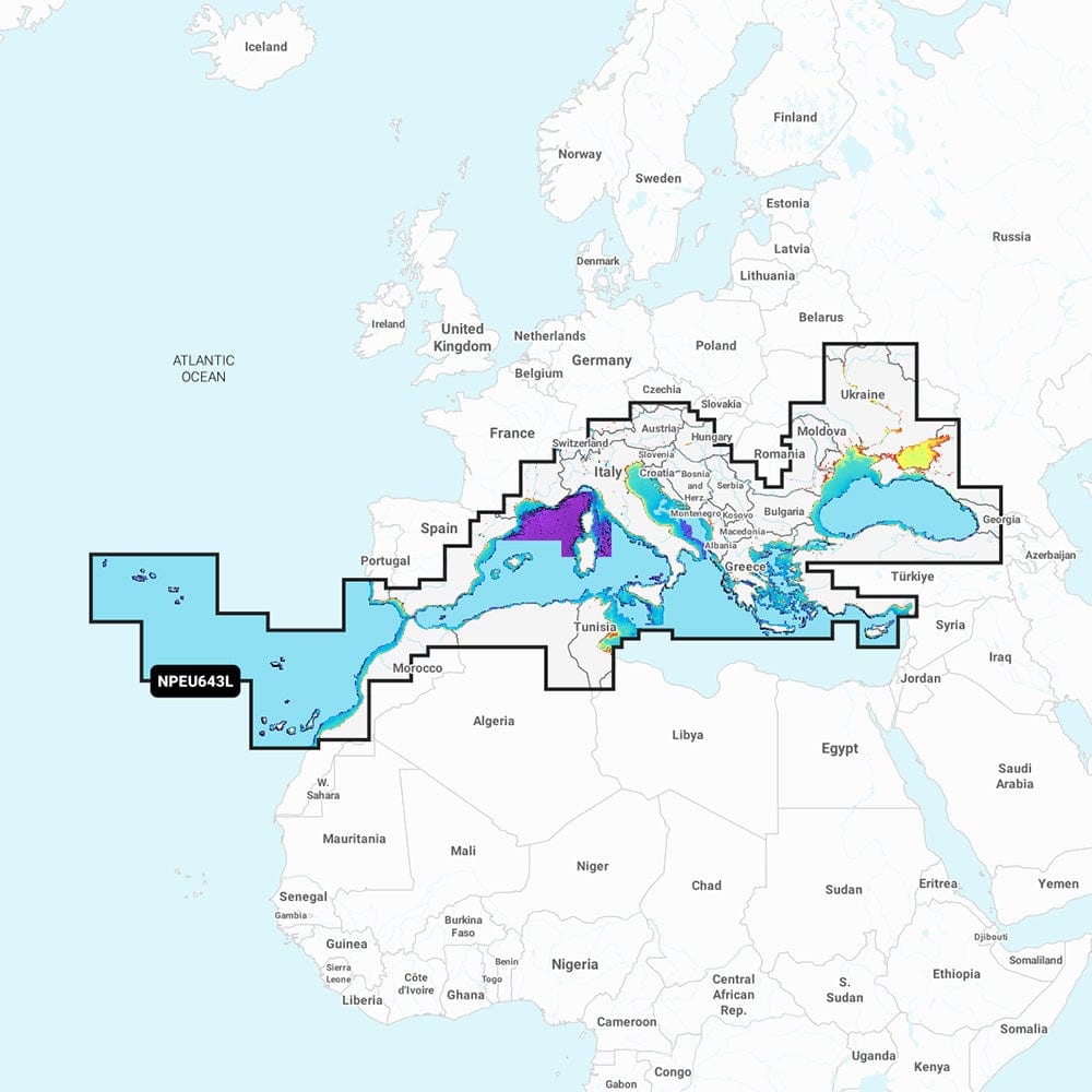 Navionics Qualifies for Free Shipping Navionics Platinum+ NPEU643L Mediterranean & Black Sea #010-C1351-40