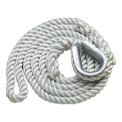 New England Ropes Qualifies for Free Shipping New England Ropes 3-Strand Mooring Pendant 5/8" x 12' #629K0-20-00012