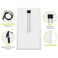 Newpowa America Qualifies for Free Shipping Newpowa America 200w Solar Panel #NPA200S-24J