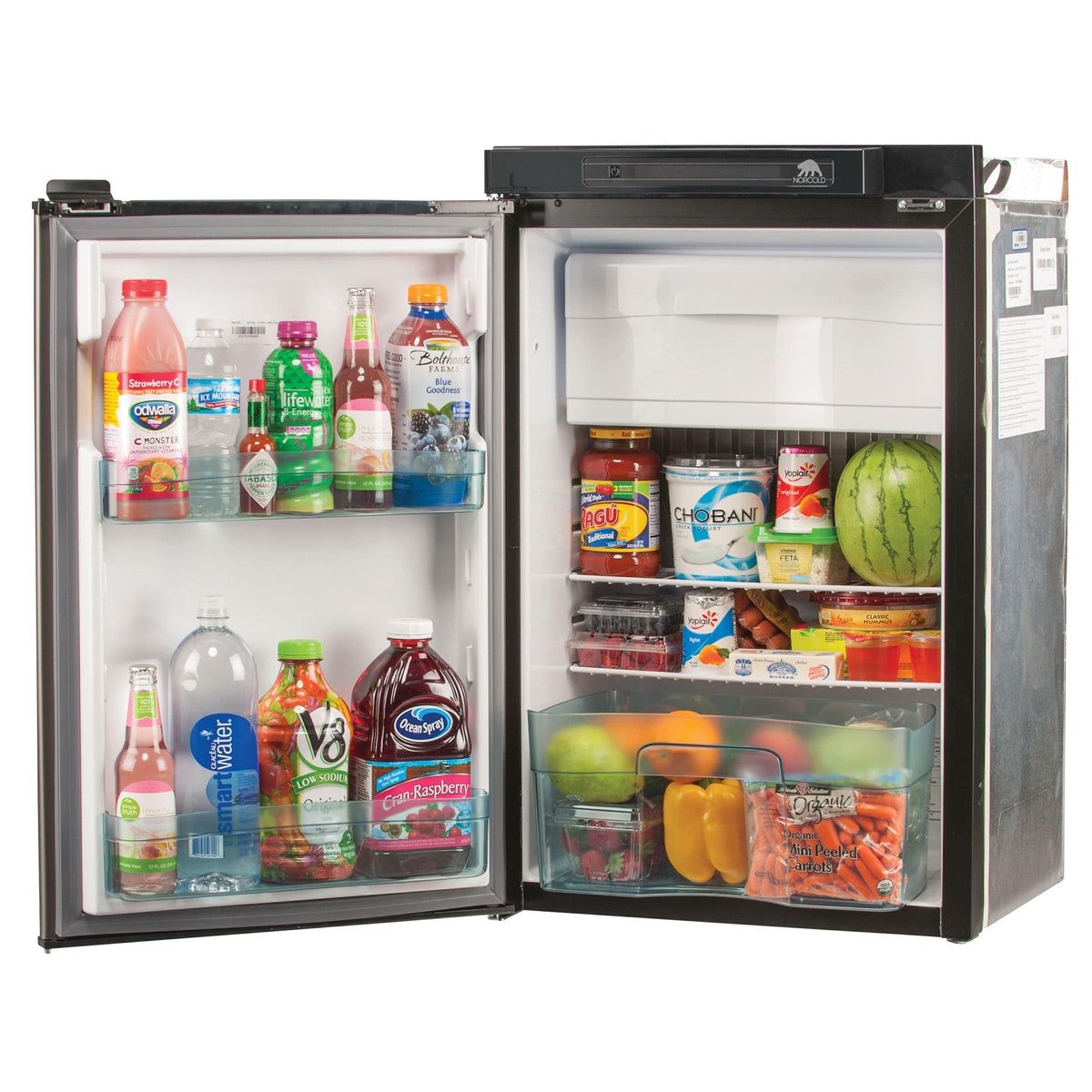 Norcold Not Qualified for Free Shipping Norcold 3.7cu Auto AC/DC/LP Grey Right #N3104AGR