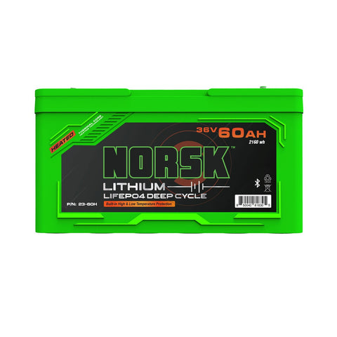 Norsk Not Qualified for Free Shipping Norsk LIFEPO4 Battery Guardian Heated 36v 60Ah #23-360H