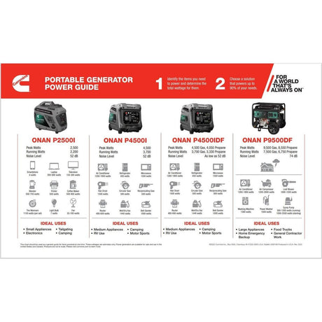 Onan Truck Freight - Not Qualified for Free Shipping Onan P9500DF EFI Generator #A075C509