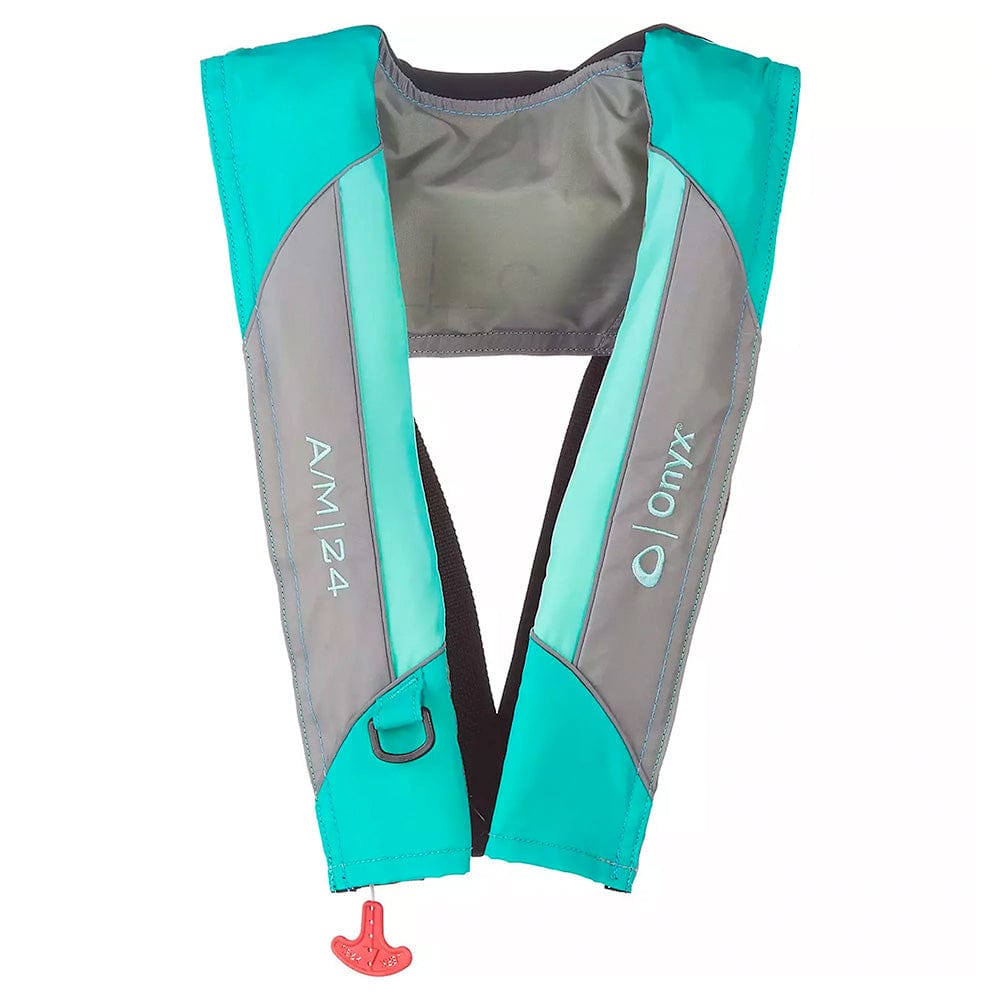 Onyx Outdoor Qualifies for Free Shipping Onyx A/M-24 Auto/Manual Adult Universal PFD Aqua #132008-505-004-19
