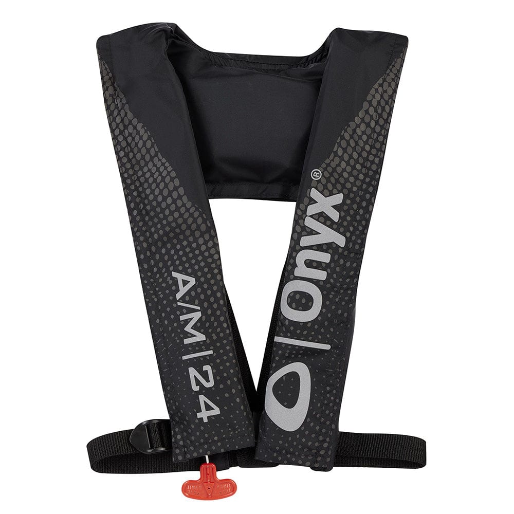 Onyx Outdoor Qualifies for Free Shipping Onyx A/M-24 Auto/Manual Adult Universal PFD Black #132008-700-004-22
