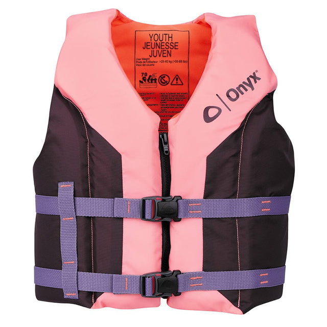 Onyx Outdoor Qualifies for Free Shipping Onyx Shoal All Adventure Youth Life Jacket Pink #121000-105-002-26