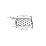 Optronics Qualifies for Free Shipping Optronics Oblong Stick-On Reflector #RE12AK