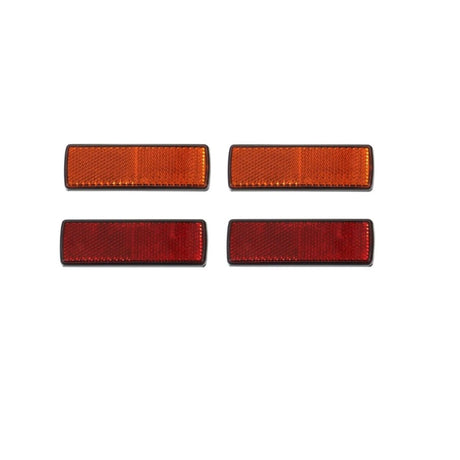 Optronics Qualifies for Free Shipping Optronics Rectangular Reflectors Kit Self-Adhesive 2-pk #RE52ARK