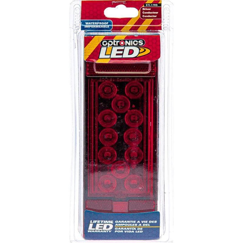 Optronics Qualifies for Free Shipping Optronics Tail Light LED 8-Function Lo Pro #STL-17RS