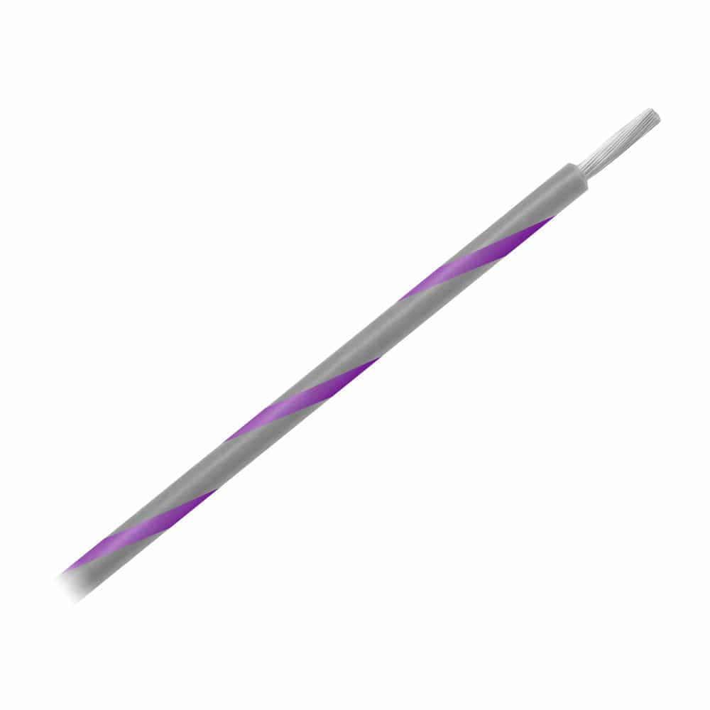 Pacer Group Qualifies for Free Shipping Pacer 14 AWG UL 105c 600v 41/30 Tinned Copper Gray/Violet 500' #WUL14GY-7-500