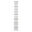 Pacer Group Qualifies for Free Shipping Pacer 40a Euro Style Terminal Block 12-Gang 5-pk #E400-12-5