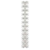 Pacer Group Qualifies for Free Shipping Pacer 40a Euro Style Terminal Block 12-Gang 5-pk #E400-12-5