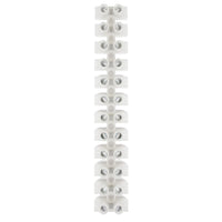 Pacer Group Qualifies for Free Shipping Pacer 40a Euro Style Terminal Block 12-Gang 5-pk #E400-12-5