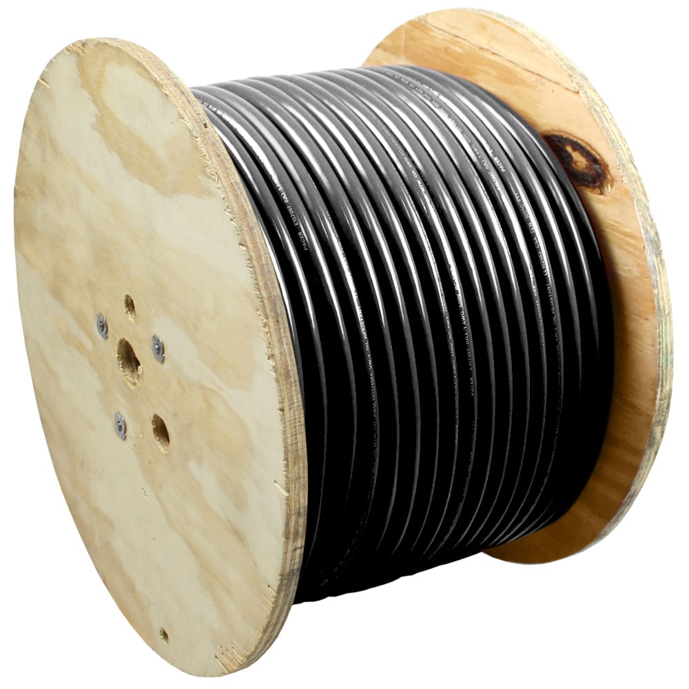 Pacer Group Truck Freight - Not Qualified for Free Shipping Pacer Black 500' 2 AWG Battery Cable #WUL2BK-500