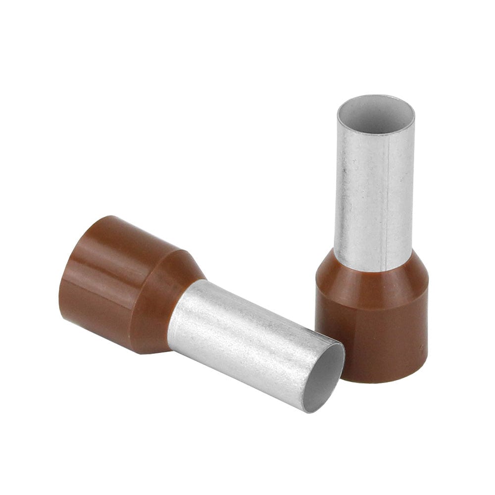 Pacer Group Qualifies for Free Shipping Pacer Brown 4 AWG Ferrule 16mm 10-pk #TFRL4-16MM-10