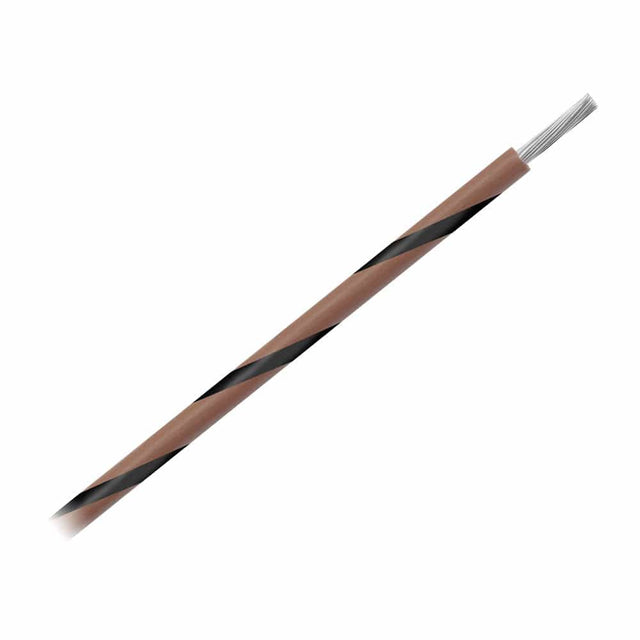 Pacer Group Qualifies for Free Shipping Pacer Brown with Black Stripe 1000' 14 AWG Wire #WUL14BR-0-1000