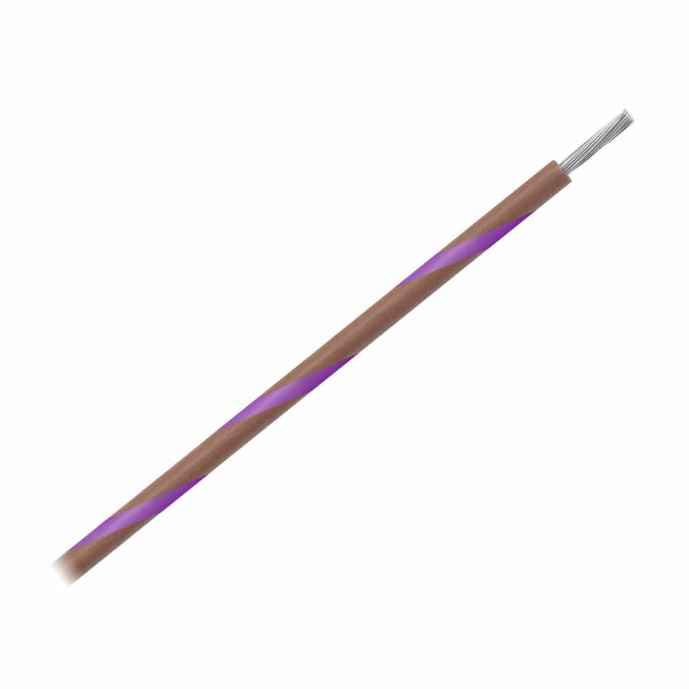 Pacer Group Qualifies for Free Shipping Pacer Brown with Violet Stripe 500' 16 AWG Wire #WUL16BR-7-500