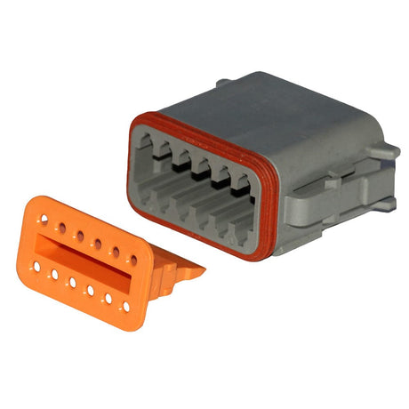 Pacer Group Qualifies for Free Shipping Pacer Deutsch DT Plug & Wedge Lock Kit 12 Position 5-pk #TDT06-12S-5