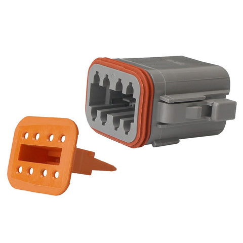 Pacer Group Qualifies for Free Shipping Pacer Deutsch DT Plug & Wedge Lock Kit 8 Position 5-pk #TDT06-8S-5