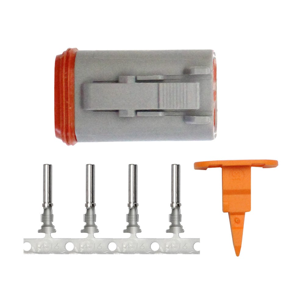 Pacer Group Qualifies for Free Shipping Pacer DT Deutsch Plug Repair Kit 14-18 AWG 4-Position #TDT06F-4RS