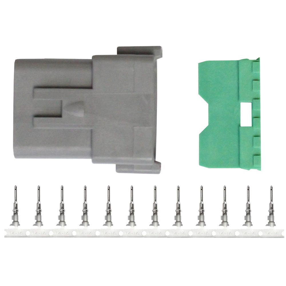 Pacer Group Qualifies for Free Shipping Pacer DT Deutsch Receptacle Repair Kit 14-18 AWG 12-Position #TDT04F-12RP