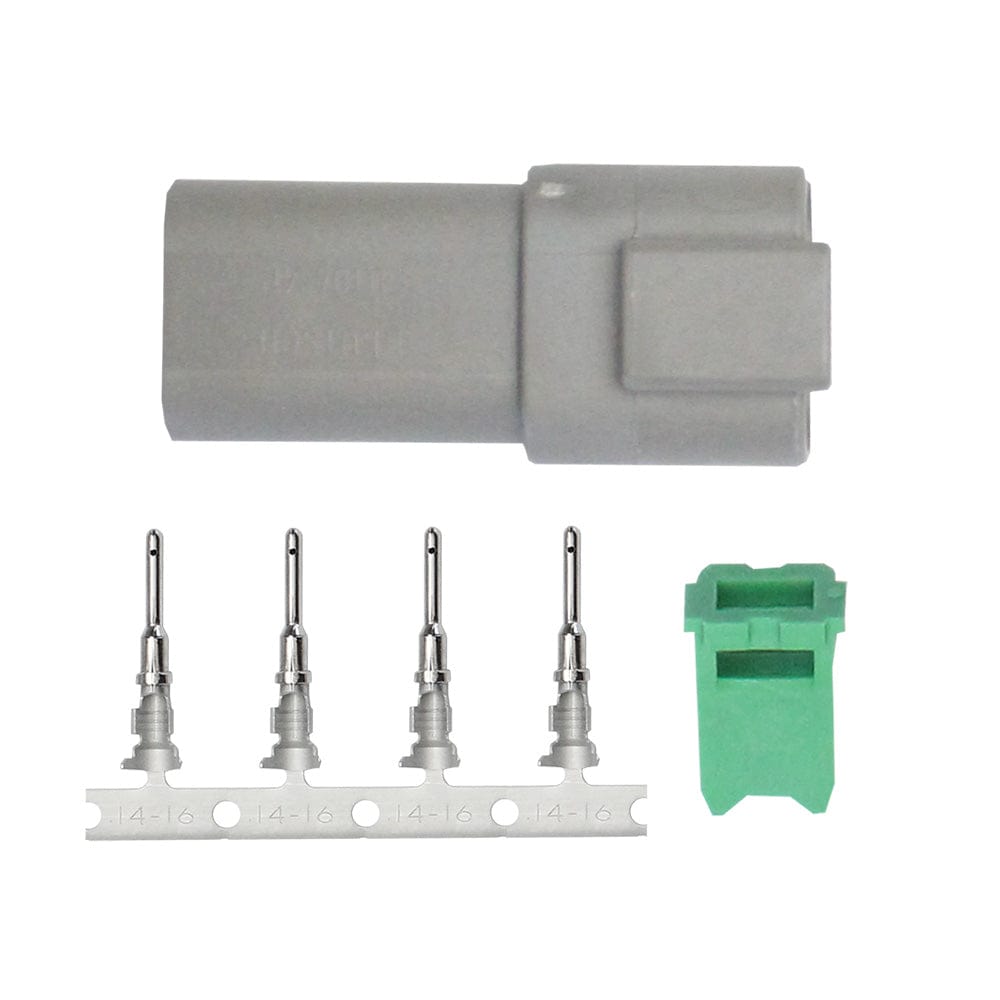 Pacer Group Qualifies for Free Shipping Pacer DT Deutsch Receptacle Repair Kit 14-18 AWG 4-Position #TDT04F-4RP