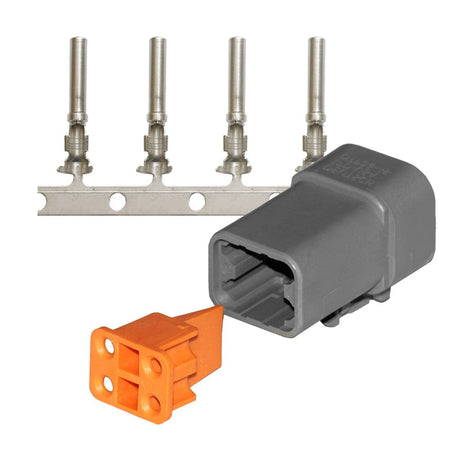 Pacer Group Qualifies for Free Shipping Pacer DTP Deutsch Plug Repair Kit 10-14 AWG 4 Position #TDTP06F-4RS