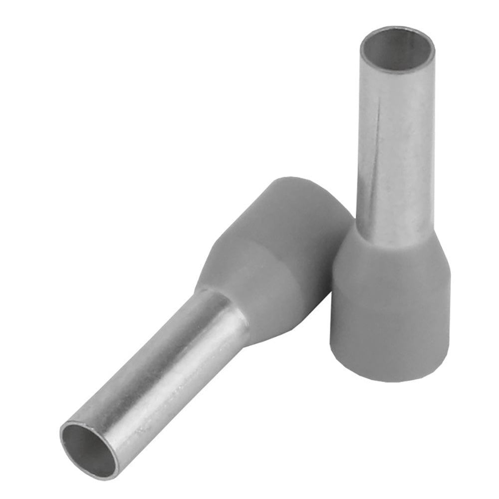 Pacer Group Qualifies for Free Shipping Pacer Grey 12 AWG Ferrule 10mm 25-pk #TFRL12-10MM-25
