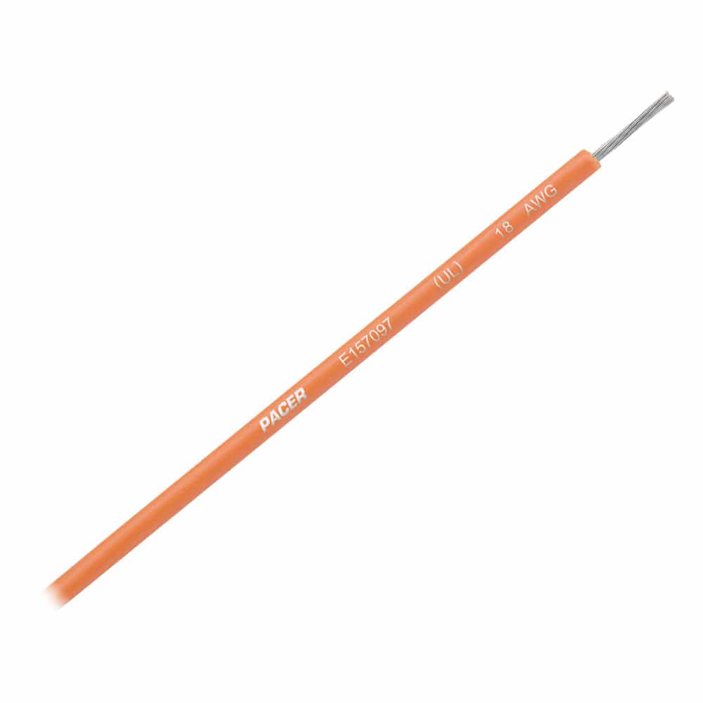 Pacer Group Qualifies for Free Shipping Pacer Orange 35' 18 AWG UL #WUL18OR-35