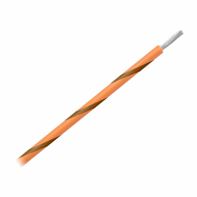 Pacer Group Qualifies for Free Shipping Pacer Orange with Brown Stripe 500' 14 AWG Wire #WUL14OR-1-500