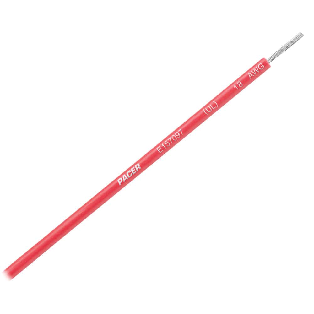 Pacer Group Qualifies for Free Shipping Pacer Red 35' 18 AWG UL #WUL18RD-35