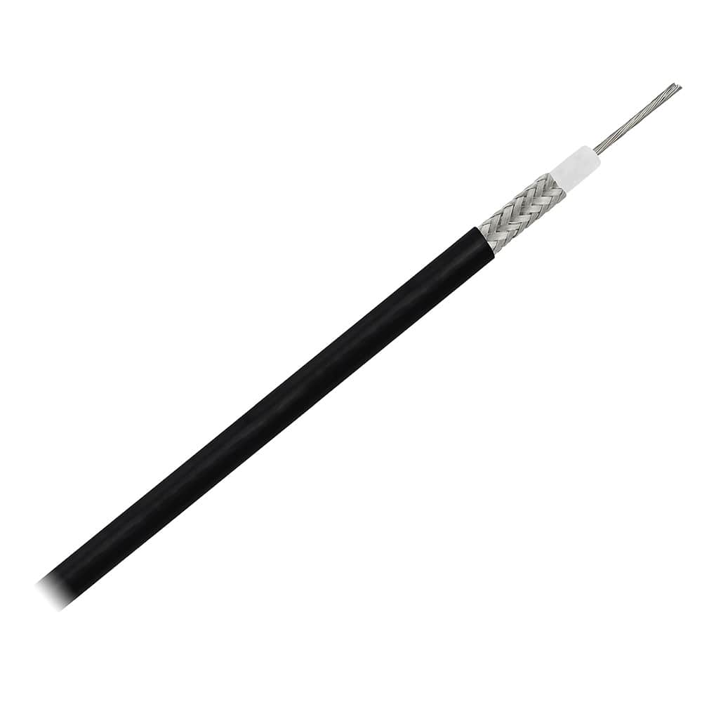 Pacer Group Qualifies for Free Shipping Pacer RG58AU Coax Cable Stranded TV Cond TV Braid Black Jacket 150' #MRG58AU-150