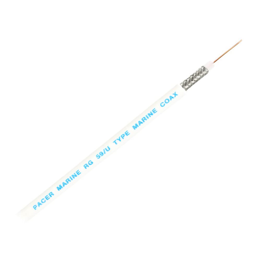 Pacer Group Qualifies for Free Shipping Pacer RG59UW Coax Cable White 200' #MRG59UW-200