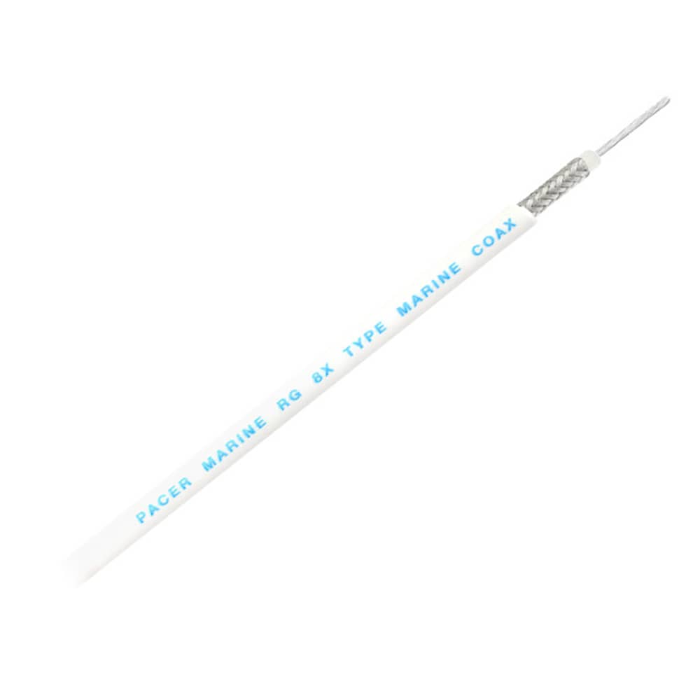 Pacer Group Qualifies for Free Shipping Pacer RG8XW Coax Cable White 200' #MRG8XW-200