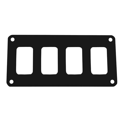 Pacer Group Qualifies for Free Shipping Pacer Switch Panel 4 Switch 1 Row 5.5" x 2.75" #PSC-41-BK