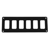 Pacer Group Qualifies for Free Shipping Pacer Switch Panel 6 Switch 1 Row 8" x 2.75" #PSC-61-BK