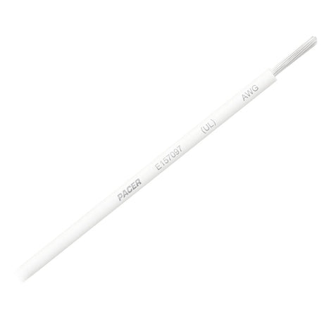 Pacer Group Qualifies for Free Shipping Pacer White 25' 8 AWG Primary Wire #WUL8WH-25