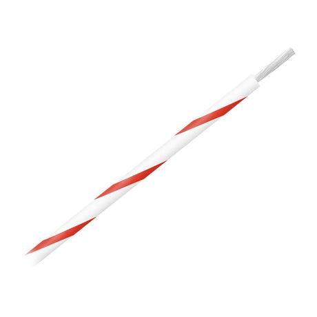 Pacer Group Qualifies for Free Shipping Pacer White with Red Stripe 500' 14 AWG Wire #WUL14WH-2-500