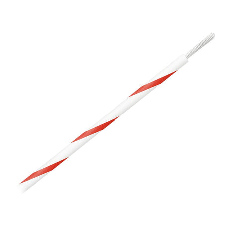 Pacer Group Qualifies for Free Shipping Pacer White with Red Stripe 500' 16 AWG Wire #WUL16WH-2-500