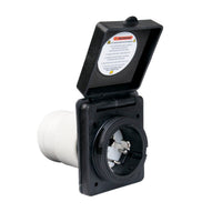 ParkPower Qualifies for Free Shipping ParkPower Standard RV Square Inlet 50a Black 125/250v #6353ELRV.BLK