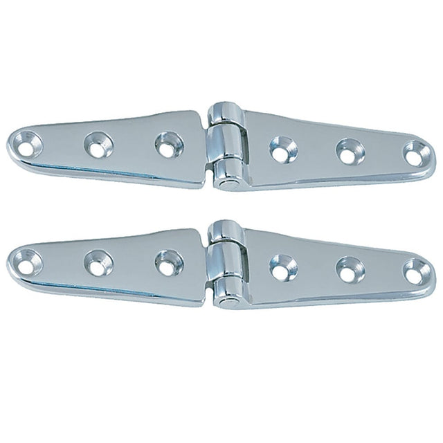 Perko Qualifies for Free Shipping Perko 8" Chrome Plated Bronze Strap Hinges #0120DP3CHR