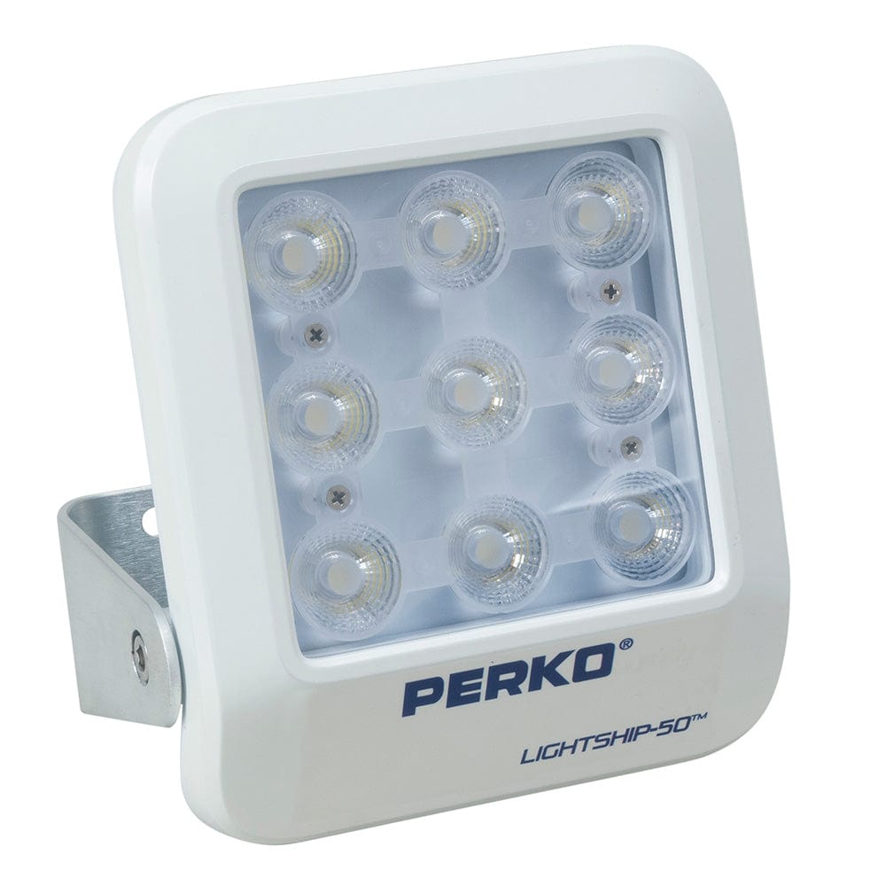 Perko Qualifies for Free Shipping Perko Lightship 50 LED High Performance Spot Light 12/24v #1643050S0W